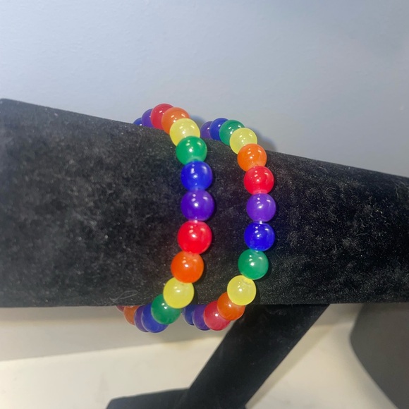 Handmade Rainbow Bracelet – Pride or Symbol of Joy - Picture 3 of 3